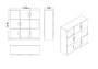 Hanah Home Armario Multiusos Vo7-W Blanco